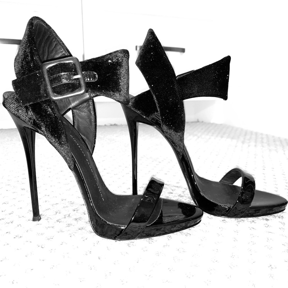 Size 7.5 Giuseppe Zanotti high heeled sandals